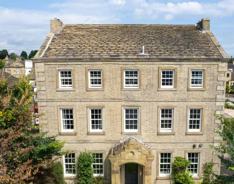 Stone period house with sliding sash windows – Hale Windows And Doors